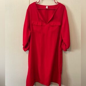 Old Navy Vibrant Red Dress